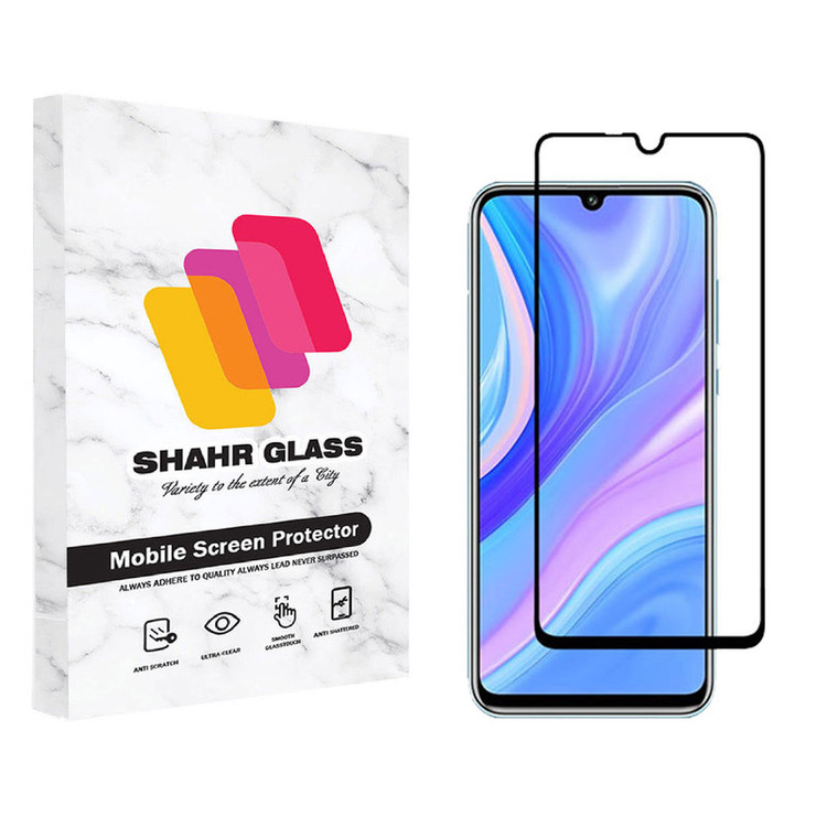 محافظ صفحه نمایش شهر گلس مدل FUL مناسب برای گوشی موبایل هوآوی Y8p