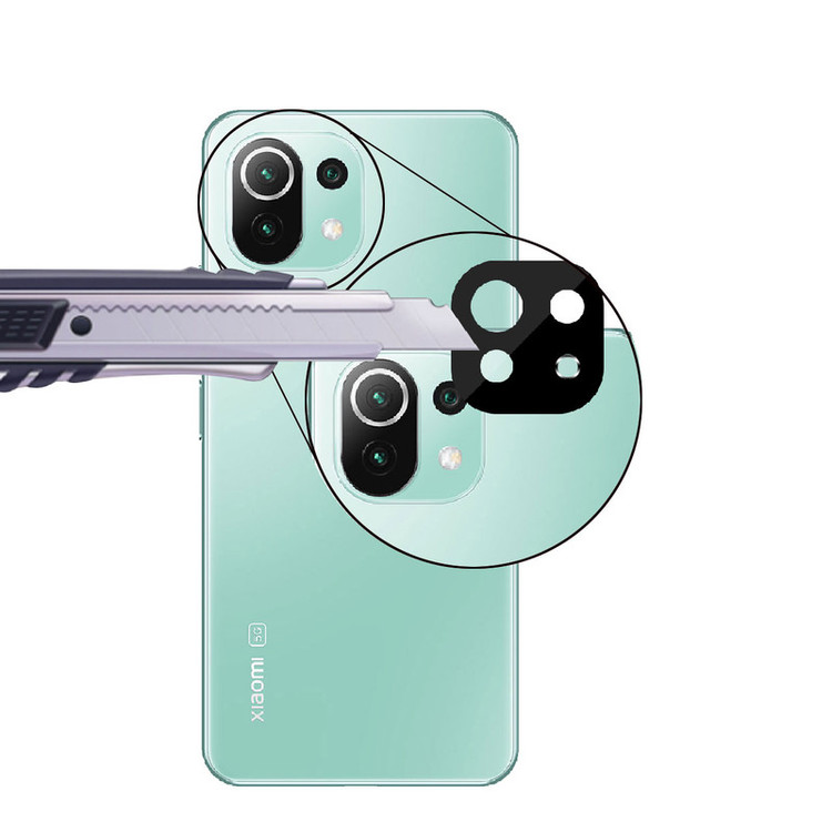 محافظ لنز دوربین شهر گلس مدل LFUL مناسب برای گوشی موبایل شیائومی 11 Lite 5G NE
