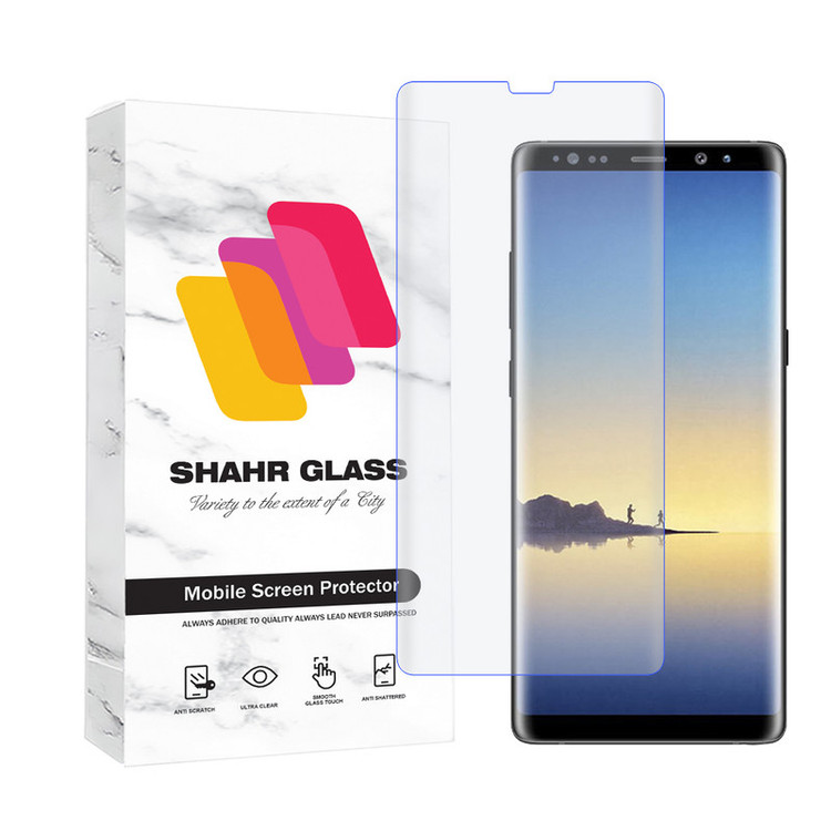 محافظ صفحه نمایش یووی شهر گلس مدل UVLIGHTSH مناسب برای گوشی موبایل سامسونگ Galaxy Note 8
