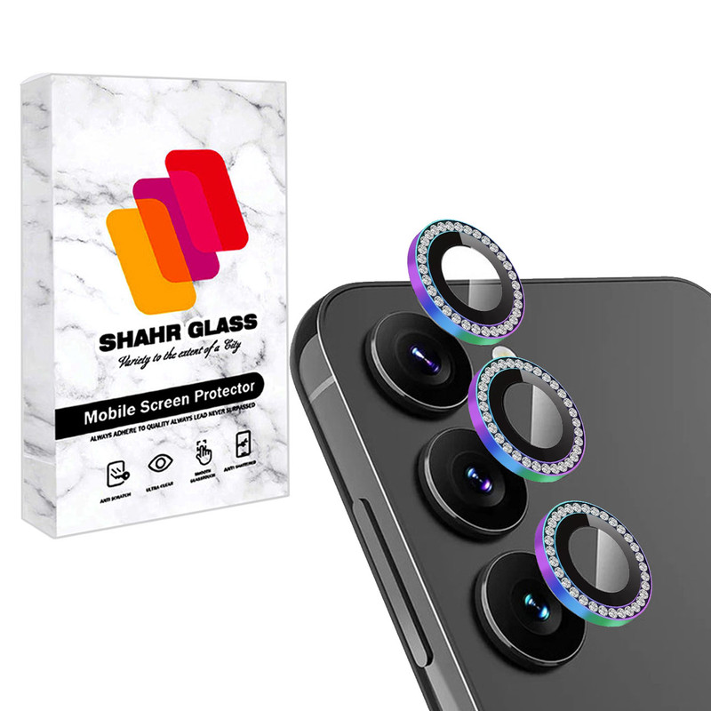 محافظ لنز دوربین رینگی شهر گلس مدل DIAMONDLSH مناسب برای گوشی موبایل سامسونگ Galaxy A54