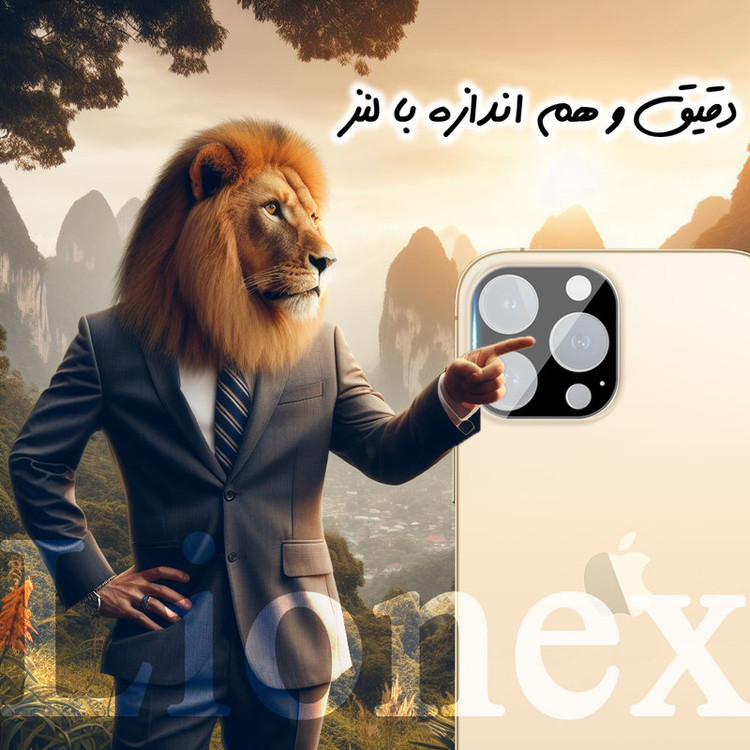 محافظ لنز دوربین لایونکس مدل LENSFUL مناسب برای گوشی موبایل اپل iPhone 12 Pro Max