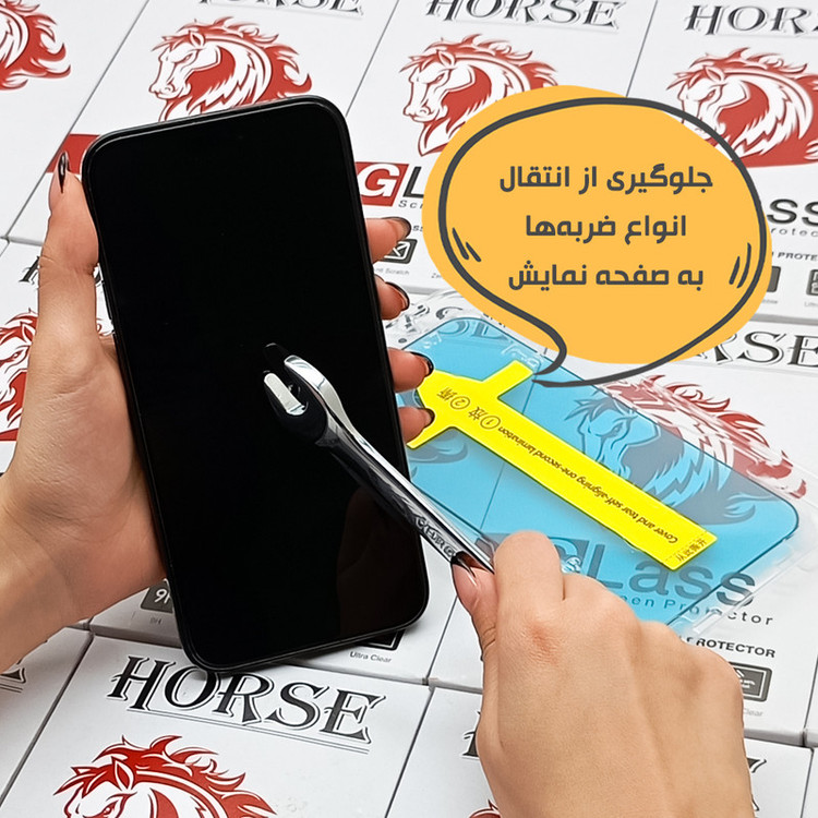 محافظ صفحه نمایش هورس مدل EASYINST مناسب برای گوشی موبایل اپل iPhone 12 Pro / iPhone 12