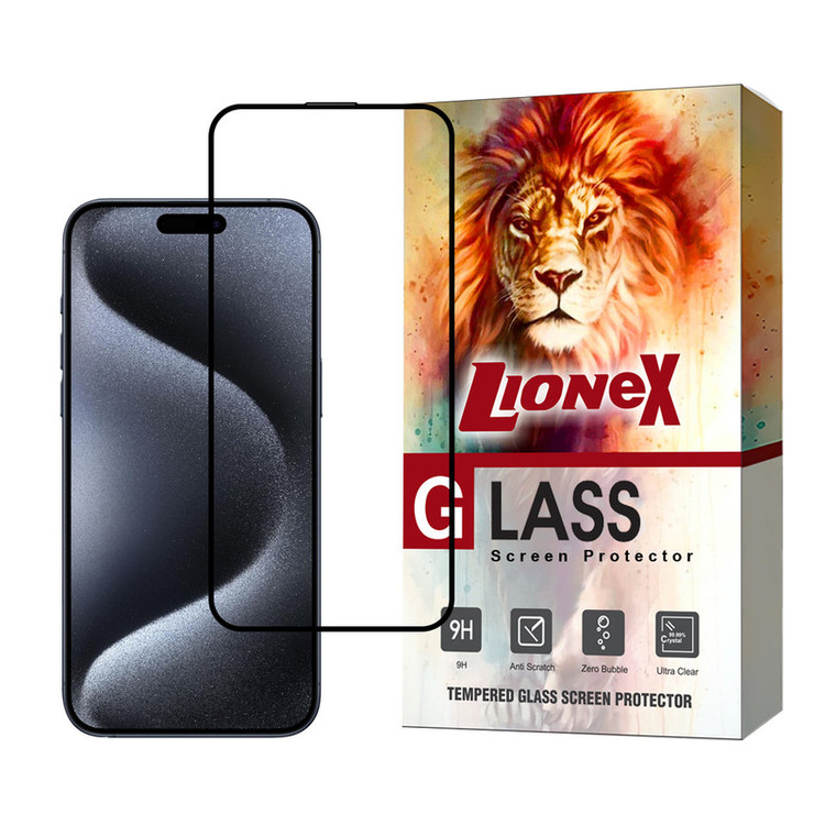 محافظ صفحه نمایش لایونکس مدل STATICL مناسب برای گوشی موبایل اپل iPhone 15 Pro Max