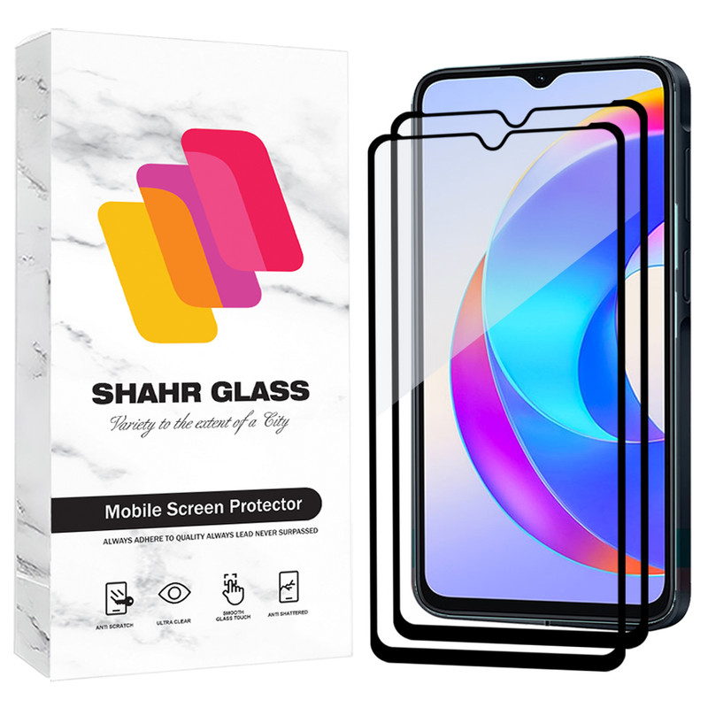 محافظ صفحه نمایش شیشه ای شهر گلس مدل FUL2 مناسب برای گوشی موبایل شیائومی Redmi 9 / Redmi 9A / Redmi 9C / Redmi 9 Activ / Redmi 10A بسته دو عددی