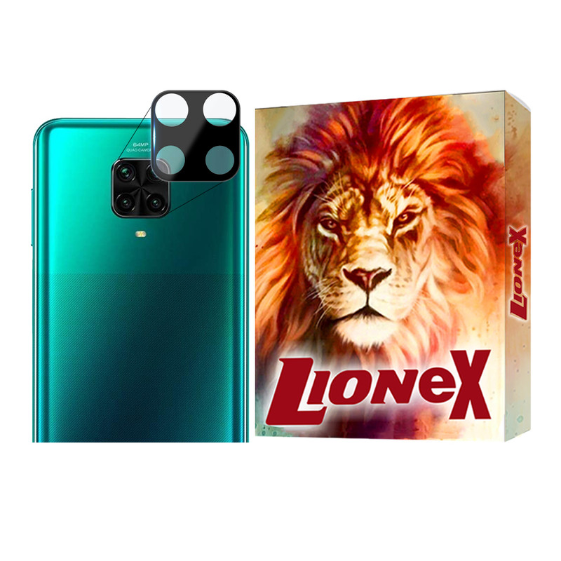 محافظ لنز دوربین لایونکس مدل FULLENSLمناسب برای گوشی موبایل شیائومی Redmi Note 9S / Redmi Note 10 Lite 4G / Poco M2 Pro