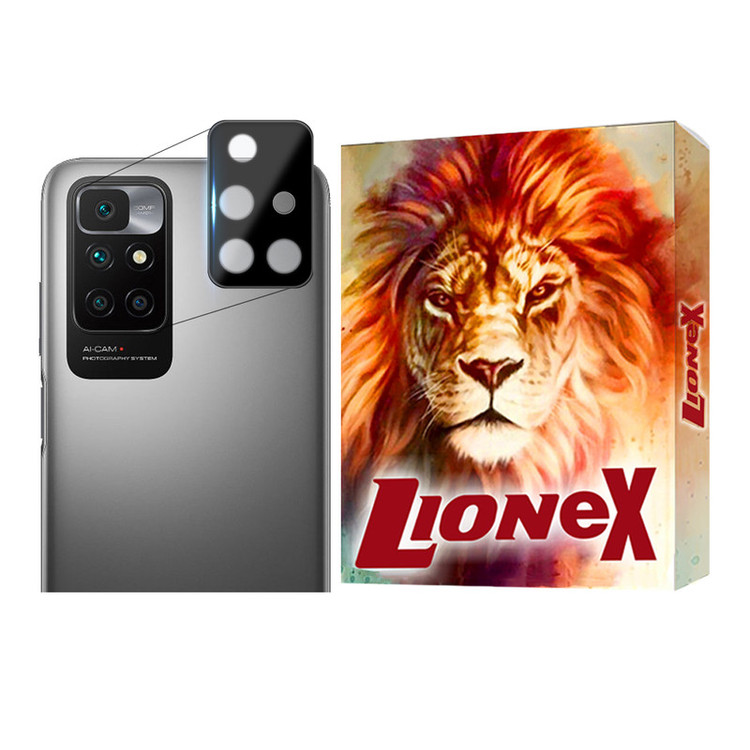 محافظ لنز دوربین لایونکس مدل FULLENSLمناسب برای گوشی موبایل شیائومی Redmi 10 / Redmi 10 Prime / Redmi 10 2022