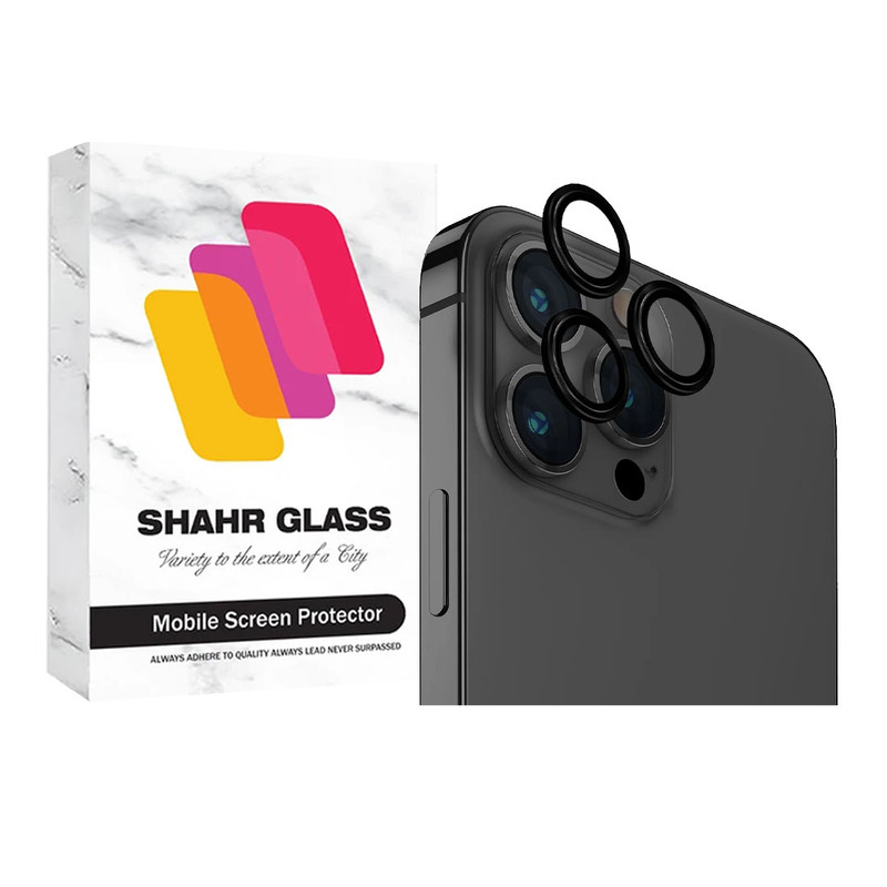 محافظ لنز دوربین شهر گلس مدل RINGSHA مناسب برای گوشی موبایل اپل iPhone 15 Pro