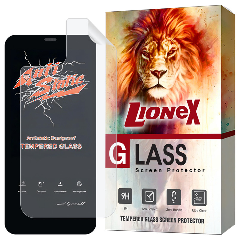 محافظ صفحه نمایش لایونکس مدل ANNL مناسب برای گوشی موبایل اپل iPhone 12 mini به همراه محافظ پشت گوشی