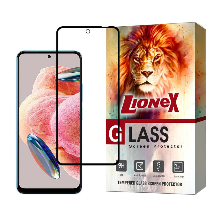 محافظ صفحه نمایش لایونکس مدل STATICL مناسب برای گوشی موبایل شیائومی Redmi Note 12 4G / Note 12 5G / Poco X5