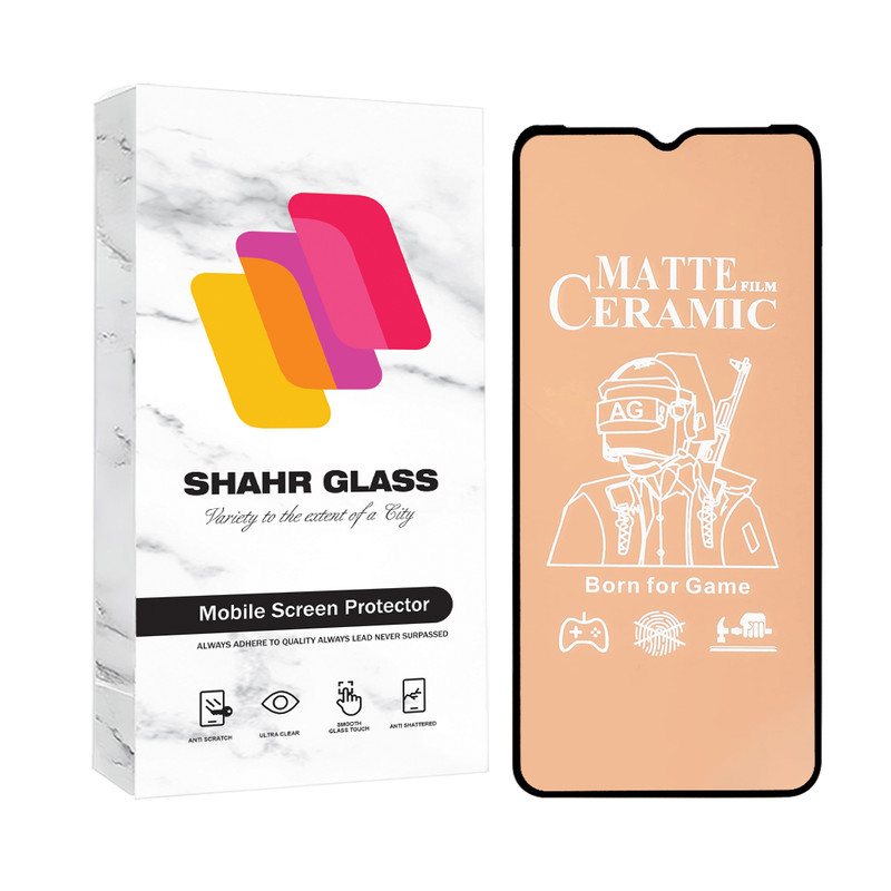 محافظ صفحه نمایش شهر گلس مدل CERAMICSH مناسب برای گوشی موبایل سامسونگ Galaxy A12 / A12 Nacho / M12 / M13 / A13 4G / A13 5G / A04 / A04s / A04e / A04 Core / M04 / A23 4G / A23 5G / M23
