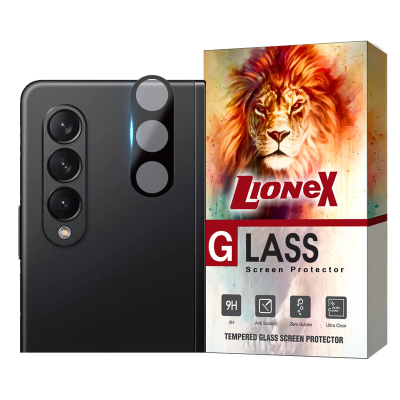 محافظ لنز دوربین لایونکس مدل 5DLENSLION مناسب برای گوشی موبایل سامسونگ Galaxy Z Fold 4 5G / Galaxy Fold 4 5G