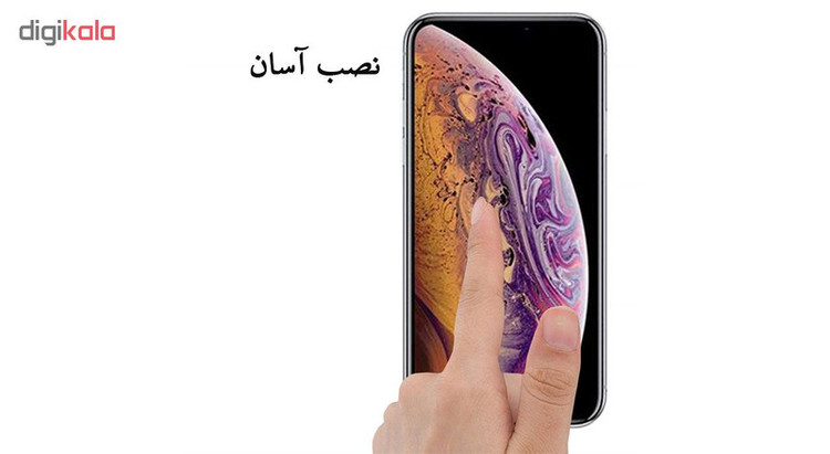محافظ صفحه نمایش حریم شخصی لایونکس مدل FPS مناسب برای گوشی موبایل اپل iPhone XR