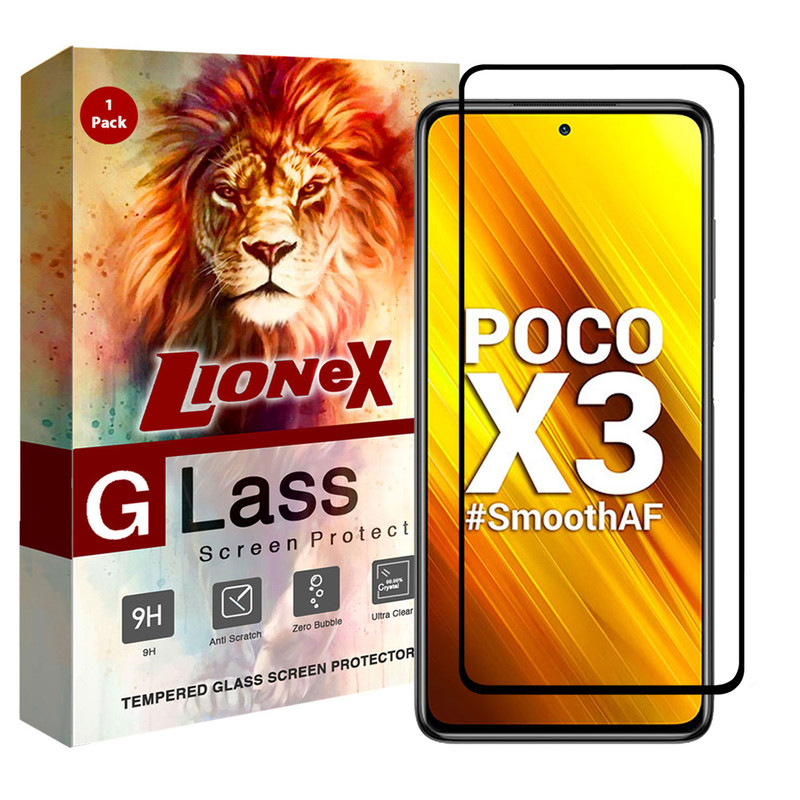 محافظ صفحه نمایش سرامیکی لایونکس مدل CRC-L مناسب برای گوشی موبایل شیائومی Poco X3