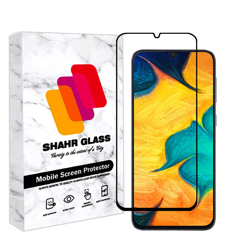 محافظ صفحه نمایش فول شهر گلس مدل FULPLUSSH مناسب برای گوشی موبایل سامسونگ Galaxy A30