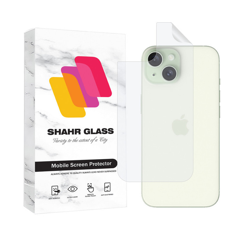 محافظ پشت گوشی شهر گلس مدل NANOMP مناسب برای گوشی موبایل اپل iPhone 15