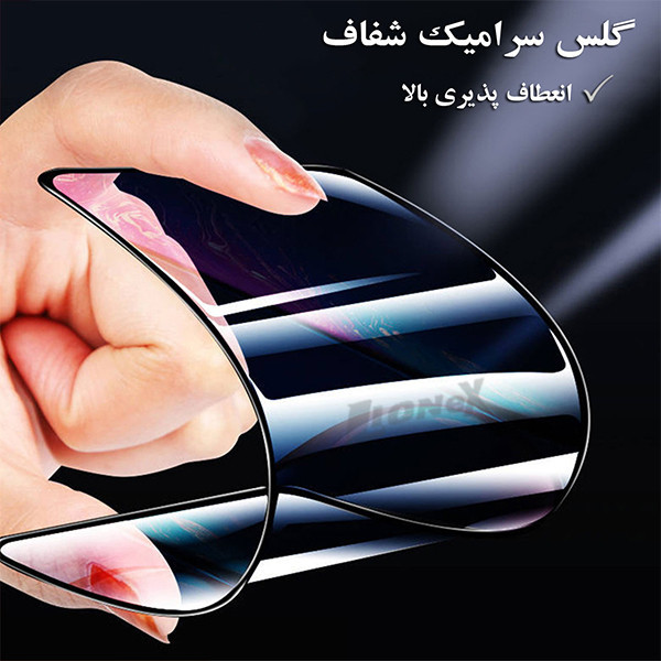 محافظ صفحه نمایش سرامیکی لایونکس مدل CRS مناسب برای گوشی موبایل هوآوی nova 4e