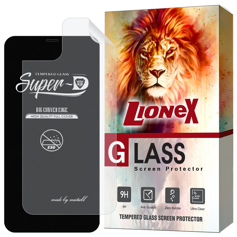 محافظ صفحه نمایش لایونکس مدل SUNL مناسب برای گوشی موبایل اپل iPhone 11 Pro Max به همراه محافظ پشت گوشی