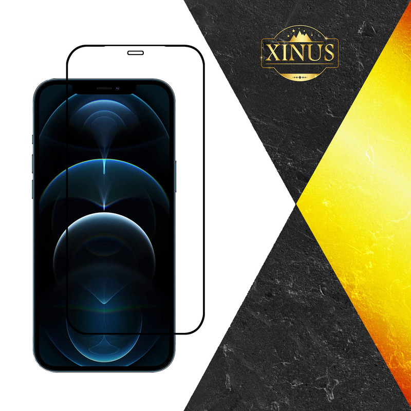 محافظ صفحه نمایش ژینوس مدل FULPLUSX مناسب برای گوشی موبایل اپل iPhone 12 Pro Max