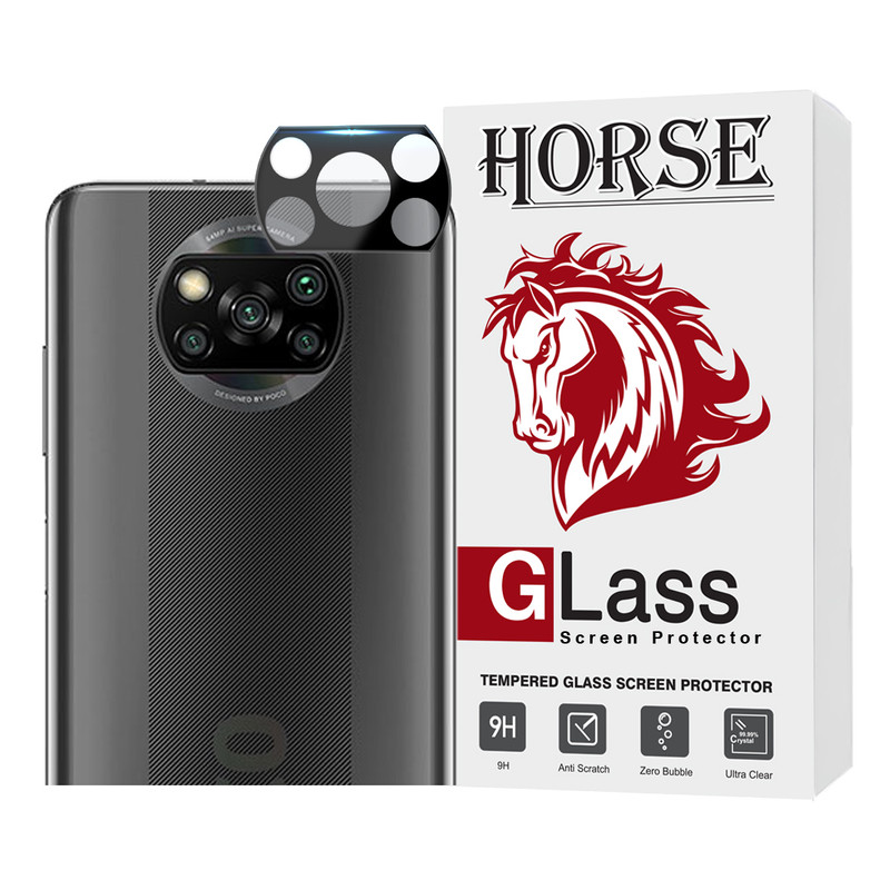 محافظ لنز دوربین هورس مدل LENSFH مناسب برای گوشی موبایل شیائومی Poco X3 / X3 NFC / X3 Pro