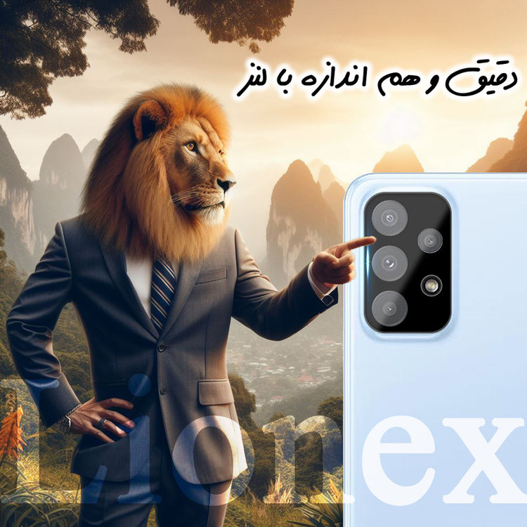 محافظ لنز دوربین لایونکس مدل LENSFUL مناسب برای گوشی موبایل سامسونگ Galaxy A13 4G / A32 5G / A23 5G