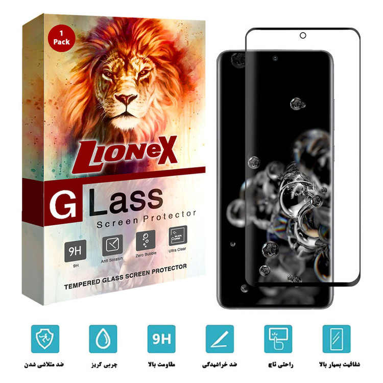 محافظ صفحه نمایش سرامیکی لایونکس مدل CRE مناسب برای گوشی موبایل سامسونگ Galaxy S20