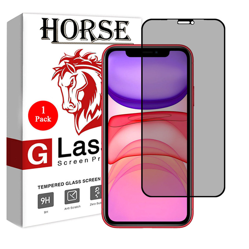محافظ صفحه نمایش حریم شخصی هورس مدل PRV مناسب برای گوشی موبایل اپل iPhone 11