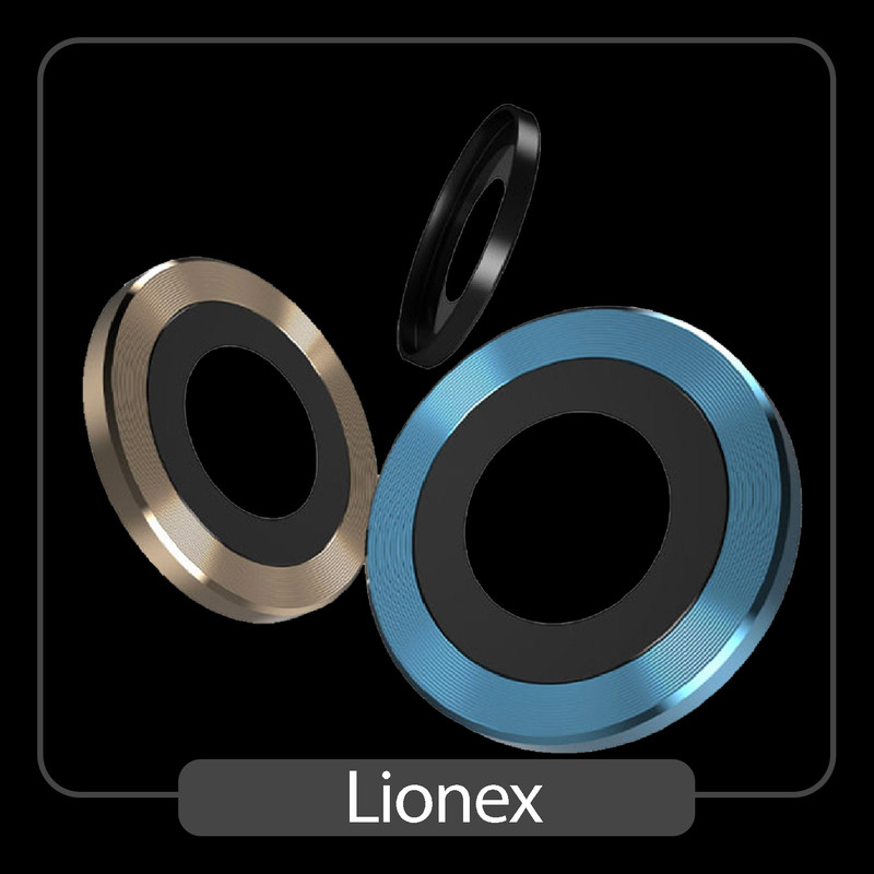 محافظ لنز دوربین لایونکس مدل RING-LENS مناسب برای گوشی موبایل اپل iPhone 14