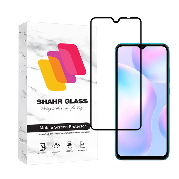 محافظ صفحه نمایش شهر گلس مدل FULSLSH مناسب برای گوشی موبایل شیائومی Redmi 9A / Redmi 9C