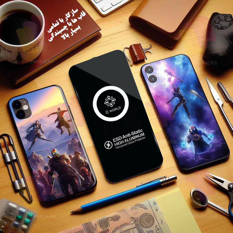 محافظ صفحه نمایش شهر گلس مدل ESDS مناسب برای گوشی موبایل اپل iPhone 17 Pro Max