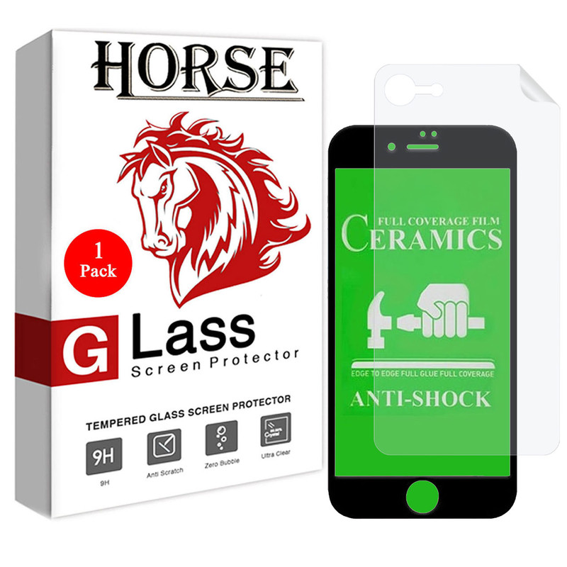 محافظ صفحه نمایش هورس مدل 2CRN مناسب برای گوشی موبایل اپل iPhone 6s Plus به همراه محافظ پشت گوشی