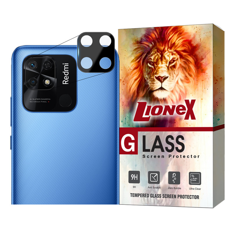 محافظ لنز دوربین لایونکس مدل LENSFUL مناسب برای گوشی موبایل شیائومی Redmi 10C / Redmi 10 Power / Poco C40