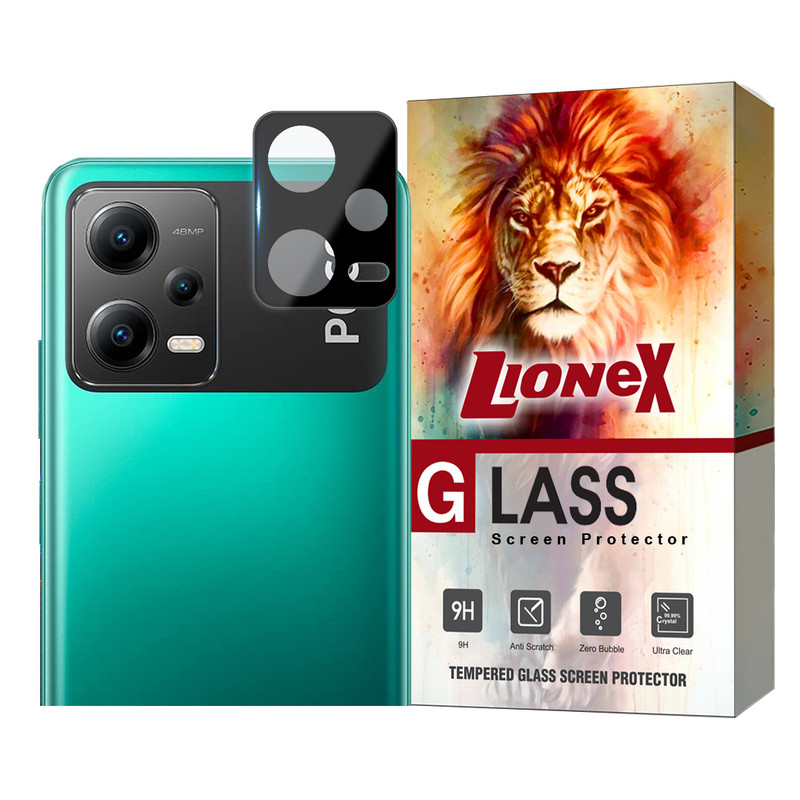 محافظ لنز دوربین لایونکس مدل LENSFUL مناسب برای گوشی موبایل شیائومی Redmi Note 12 5G / Poco X5