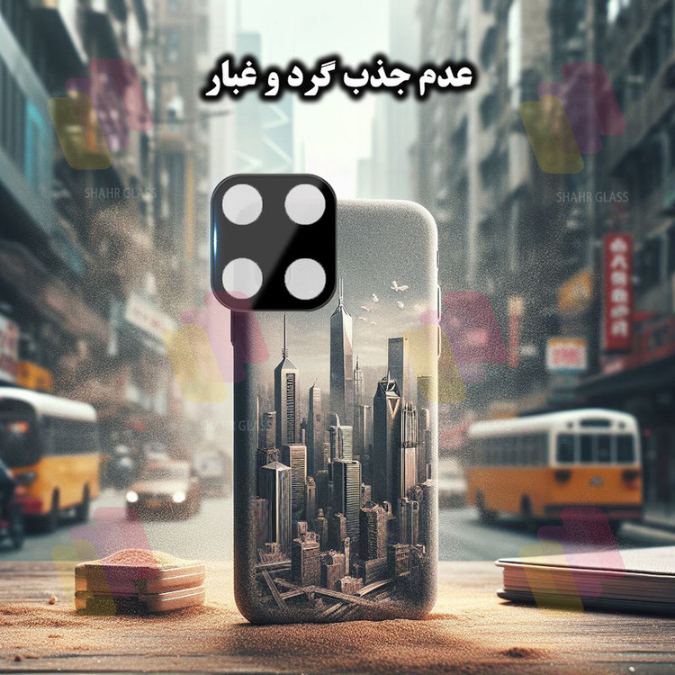 محافظ صفحه نمایش شهر گلس مدل SUPLNFUSH مناسب برای گوشی موبایل شیائومی Redmi 10C / Redmi 10 Power / Poco C40 به همراه محافظ لنز گوشی
