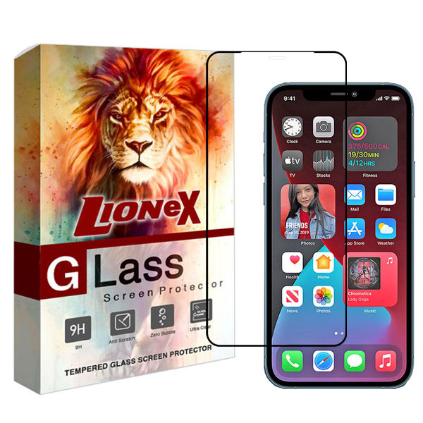 محافظ صفحه نمایش سرامیکی لایونکس مدل CERAMLION مناسب برای گوشی موبایل اپل iPhone 12 Pro Max
