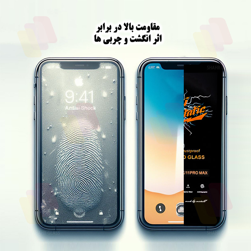 محافظ صفحه نمایش آنتی استاتیک شهر گلس مدل ANTIDUSTSHNW مناسب برای گوشی موبایل شیائومی Redmi A1/A1 Plus/A2/A2 Plus