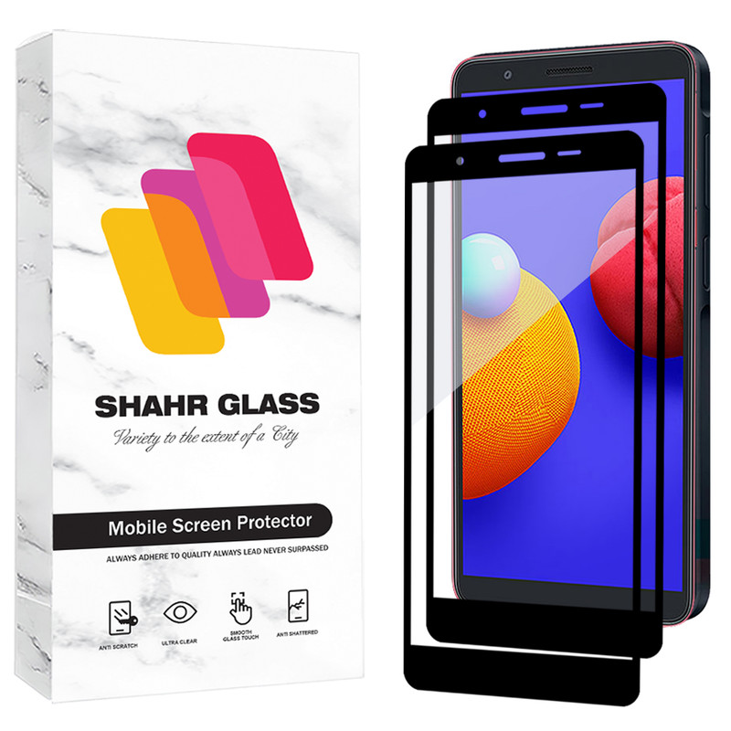 محافظ صفحه نمایش شهر گلس مدل FUL2 مناسب برای گوشی موبایل سامسونگ Galaxy A01 Core /  M01 Core بسته دو عددی