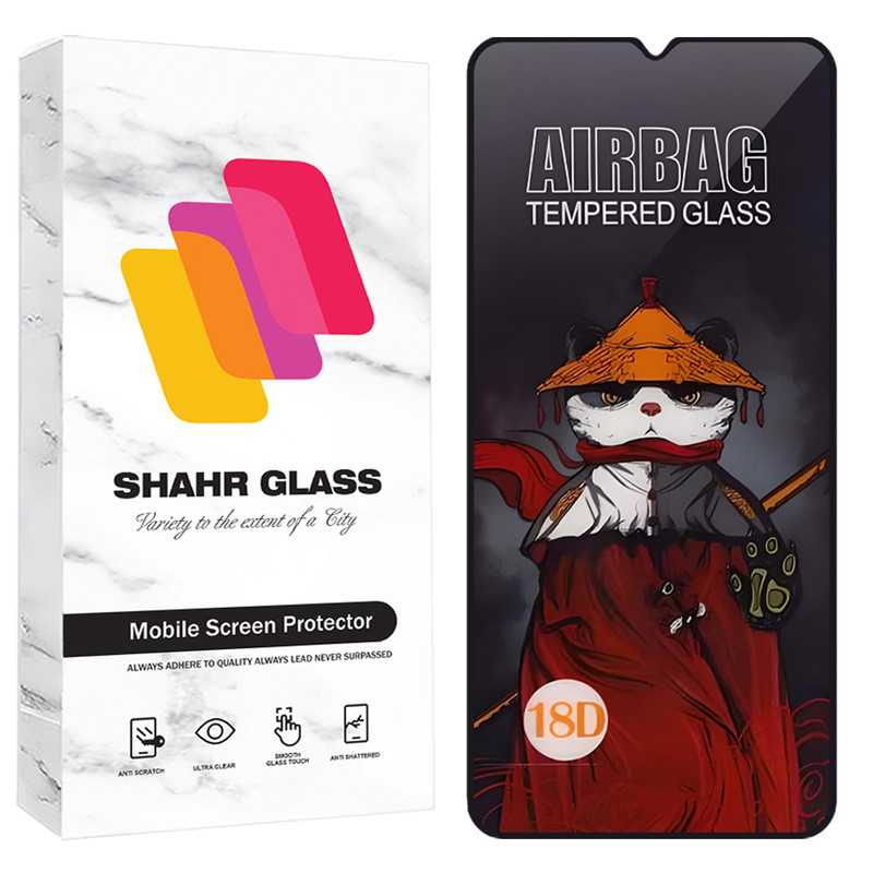 محافظ صفحه نمایش ایربگ شهر گلس مدل AIRS30 مناسب برای گوشی موبایل سامسونگ Galaxy A32 5G / M32 5G / F12 / F13 / F02s / F23 5G / جی پلاس  X10 / X10 Plus / X20 / آنر X6b
