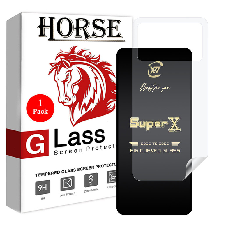 محافظ صفحه نمایش هورس مدل 2SXN مناسب برای گوشی موبایل شیائومی Poco M3 4G به همراه محافظ پشت گوشی