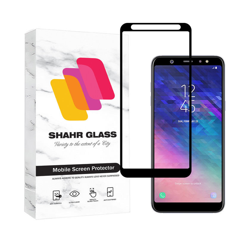 محافظ صفحه نمایش شهر گلس مدل FULPLUSSH مناسب برای گوشی موبایل سامسونگ Galaxy A8 2018