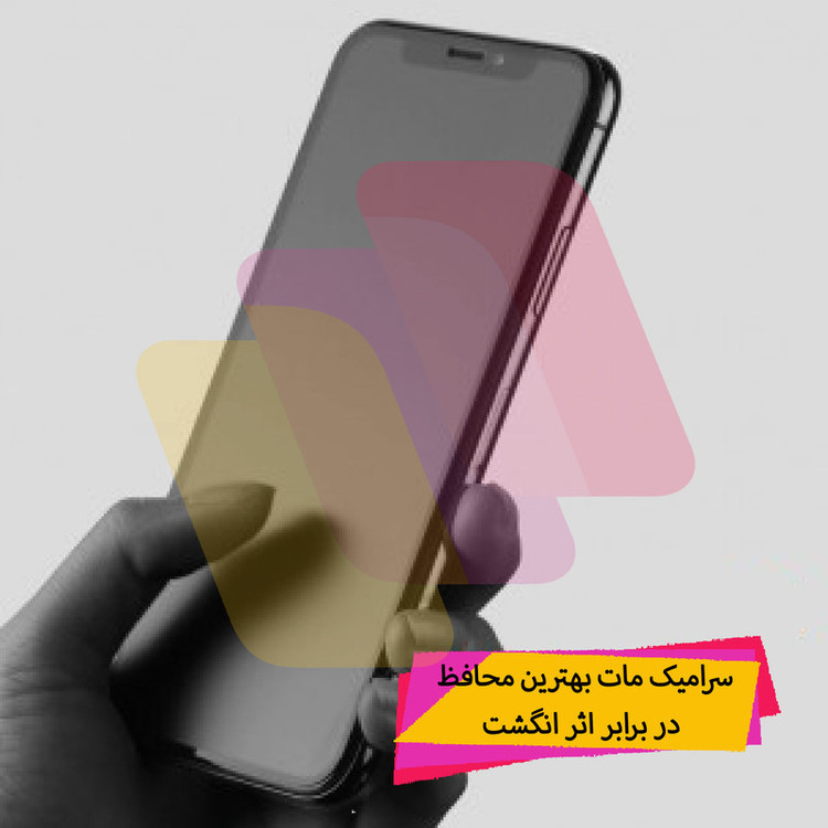محافظ صفحه نمایش سرامیکی شهر گلس مدل CMS مناسب برای گوشی موبایل ریلمی Narzo 50A