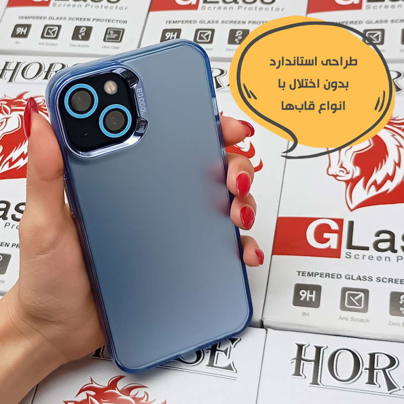 محافظ لنز دوربین هورس مدل SHABRANGH مناسب برای گوشی موبایل اپل iPhone 13 / 13 mini