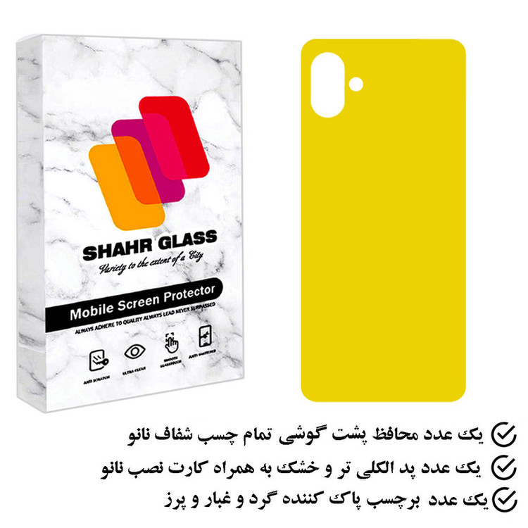 محافظ پشت گوشی نانو شهر گلس مدل TPBSR مناسب برای گوشی موبایل سامسونگ Galaxy A04