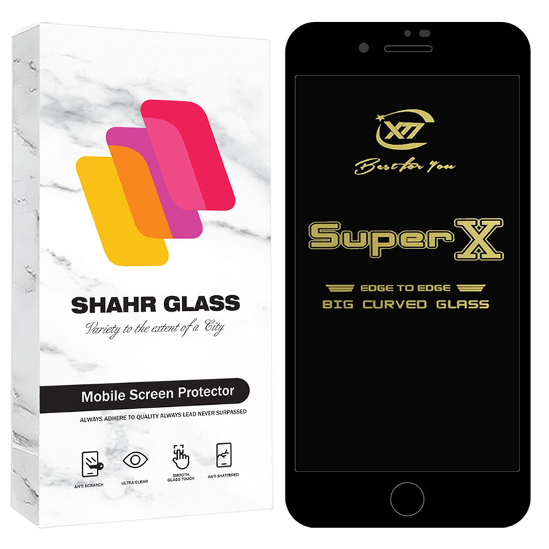 محافظ صفحه نمایش سوپر ایکس شهر گلس مدل SUPXS30 مناسب برای گوشی موبایل اپل  iPhone 7 / iPhone 8 / iPhone SE 2020 / iPhone SE 2022