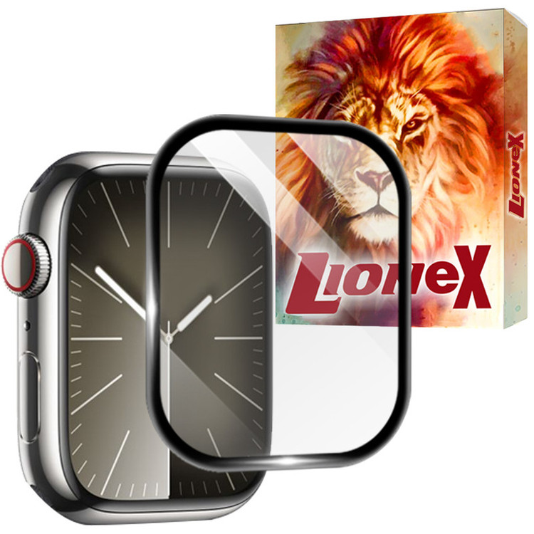 محافظ صفحه نمایش لایونکس مدل LWPM مناسب برای اپل واچ Watch Series 7 / Series 8 / Series 9 45 mm