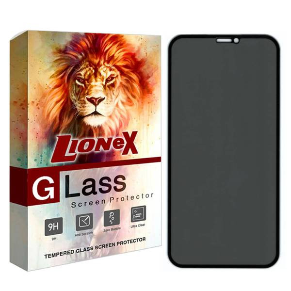 محافظ صفحه نمایش حریم شخصی لایونکس مدل PFLI مناسب برای گوشی موبایل اپل iPhone XS