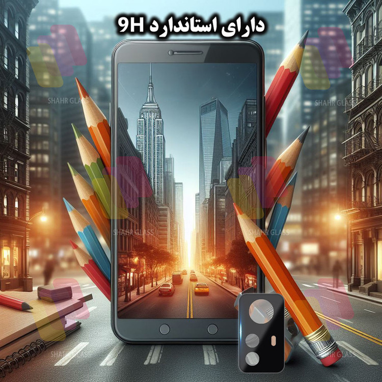 محافظ لنز دوربین شهر گلس مدل LENSFSH مناسب برای گوشی موبایل شیائومی Redmi Note 12S