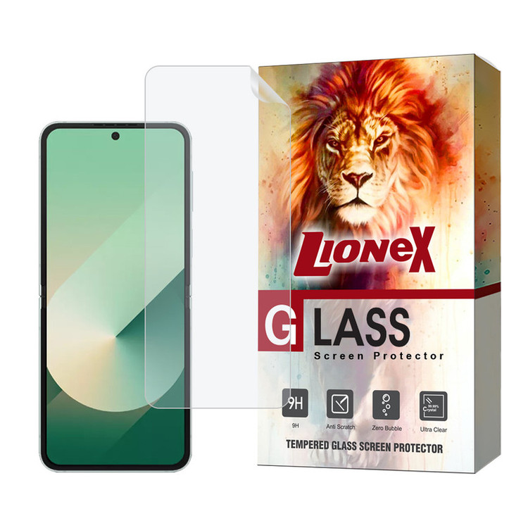 محافظ صفحه نمایش هیدروژل لایونکس مدل NANOFOLR مناسب برای گوشی موبایل سامسونگ Galaxy Z Flip 6