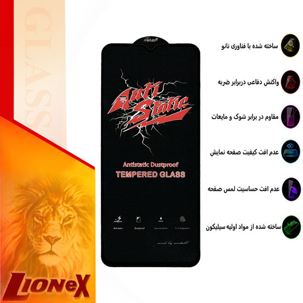 محافظ صفحه نمایش آنتی استاتیک لایونکس مدل ANTIDUSTL مناسب برای گوشی موبایل سامسونگ Galaxy M04