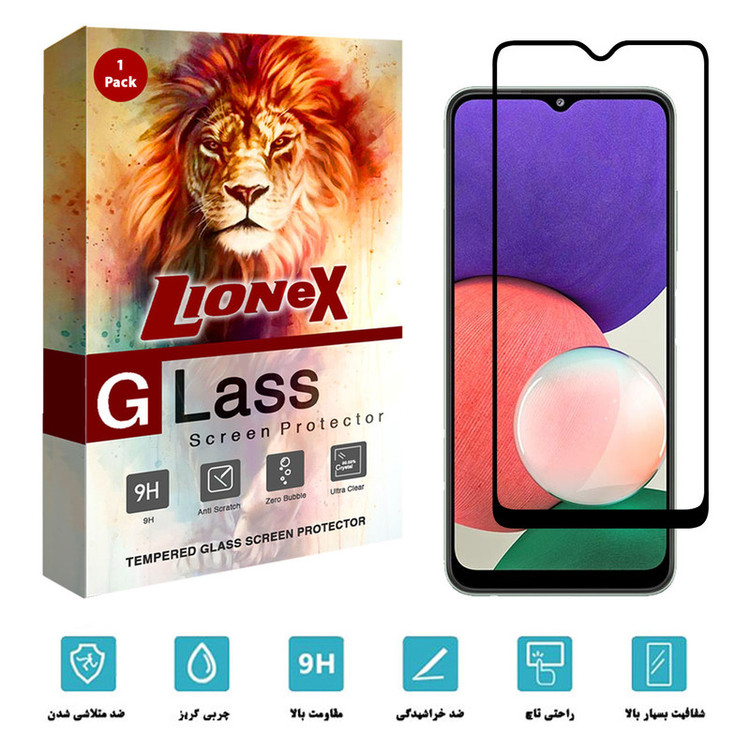محافظ صفحه نمایش سرامیکی لایونکس مدل CRC-L مناسب برای گوشی موبایل سامسونگ Galaxy A22