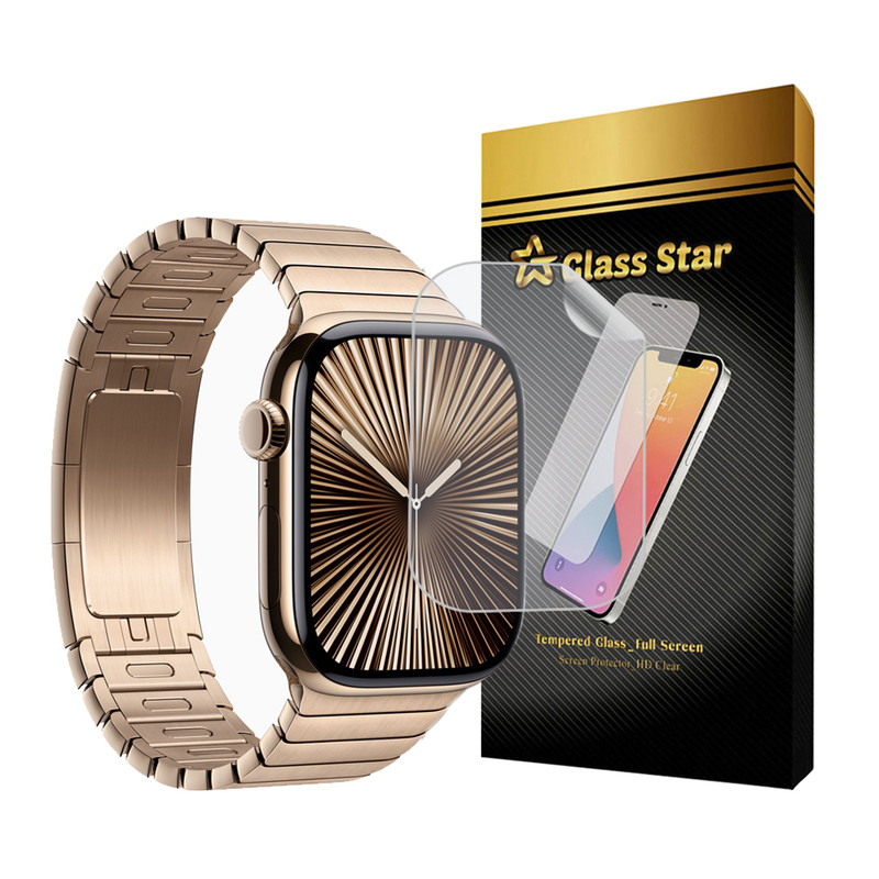 محافظ صفحه نمایش نانو گلس استار مدل MTBWS مناسب برای اپل واچ Watch series 10 42 mm